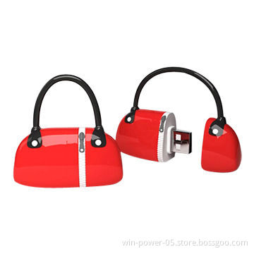 USB Flash Drive, Shape of Fashion Red Handle Bag, All Memory Sizes, Customized Logos welcomed